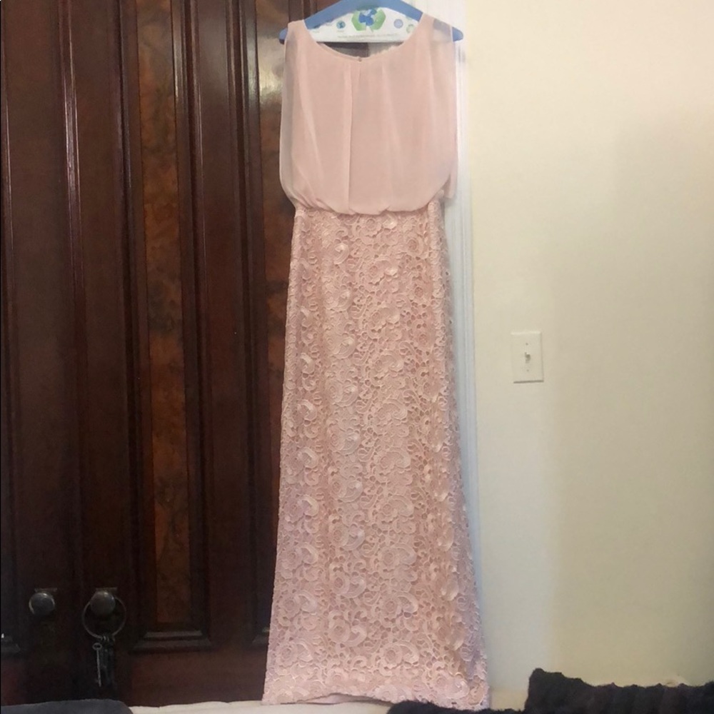 Aidan Mattox Lace Gown